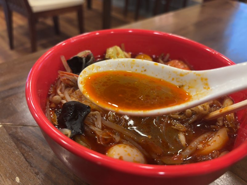 中国料理 西街 豊田市 マーラータンのスープ