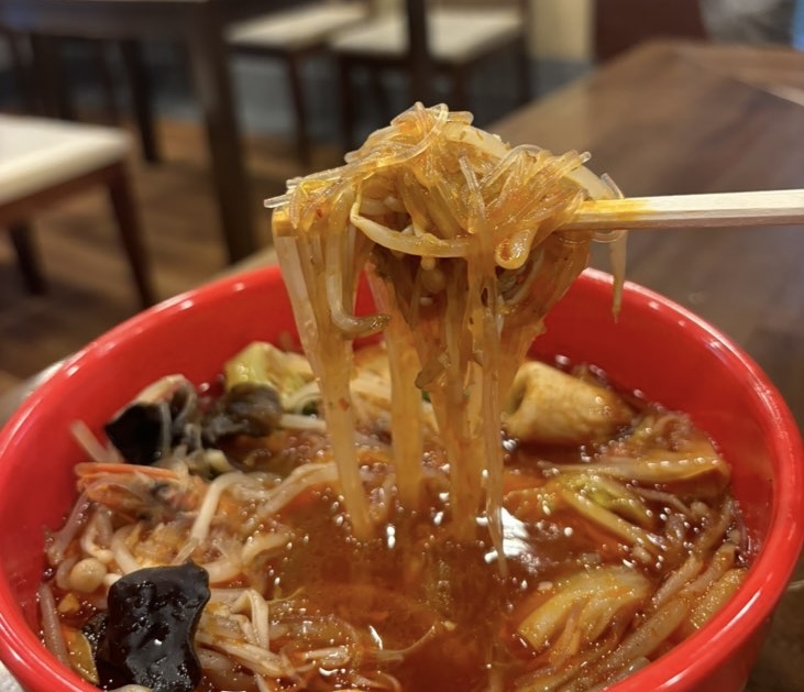 中国料理 西街 豊田市 マーラータンの麺
