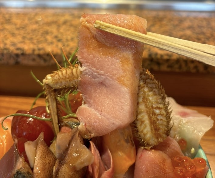 鮨 原田(みよし市) 海鮮丼のトロ