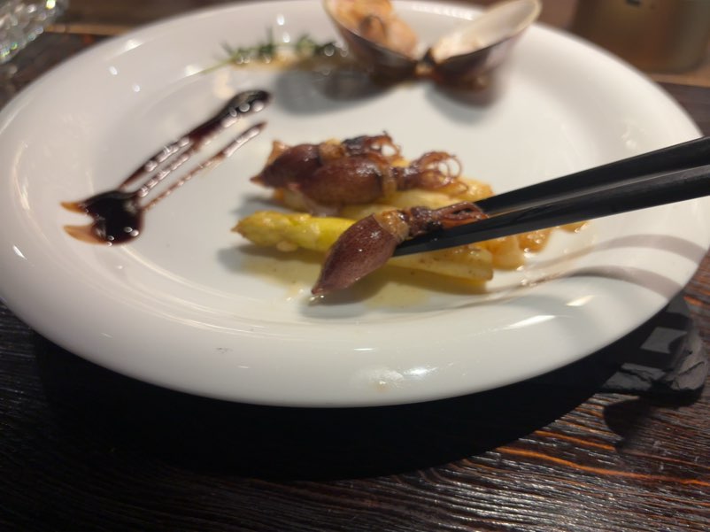 OSTERIA LUN FUJIMOTO di MON CAFE ホワイトアスパラ