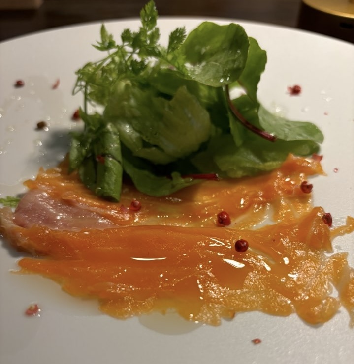 OSTERIA LUN FUJIMOTO di MON CAFE スモークサーモンのマリネ