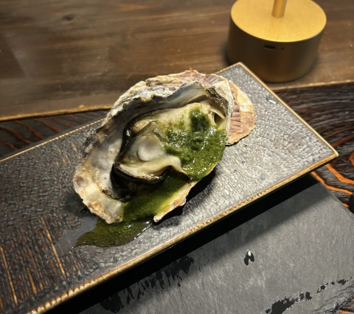 OSTERIA LUN FUJIMOTO di MON CAFE 生牡蠣のジェノベーゼ