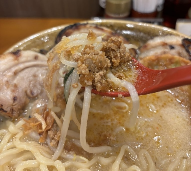麺場 田所商店 豊田店 信州味噌ラーメンのもやし