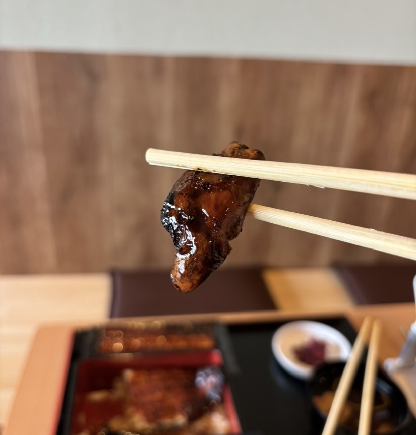 ふわとろ鰻の丸やす(豊田市) 鰻の肝一口
