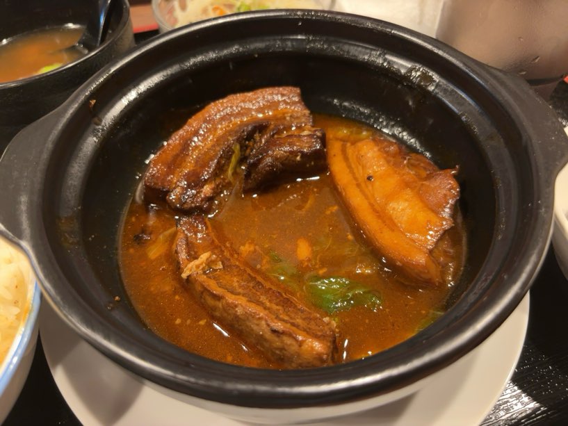 中華料理 娘娘飯店 残った豚の角煮
