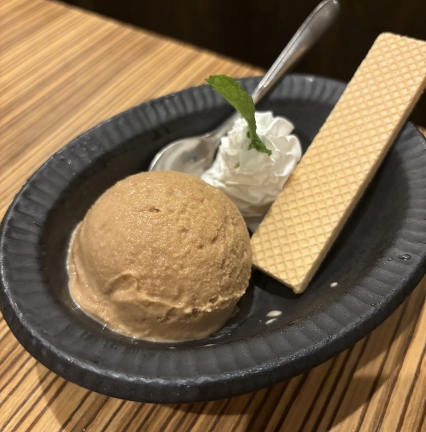 焼肉ホルモンせがれ アールグレイのアイス