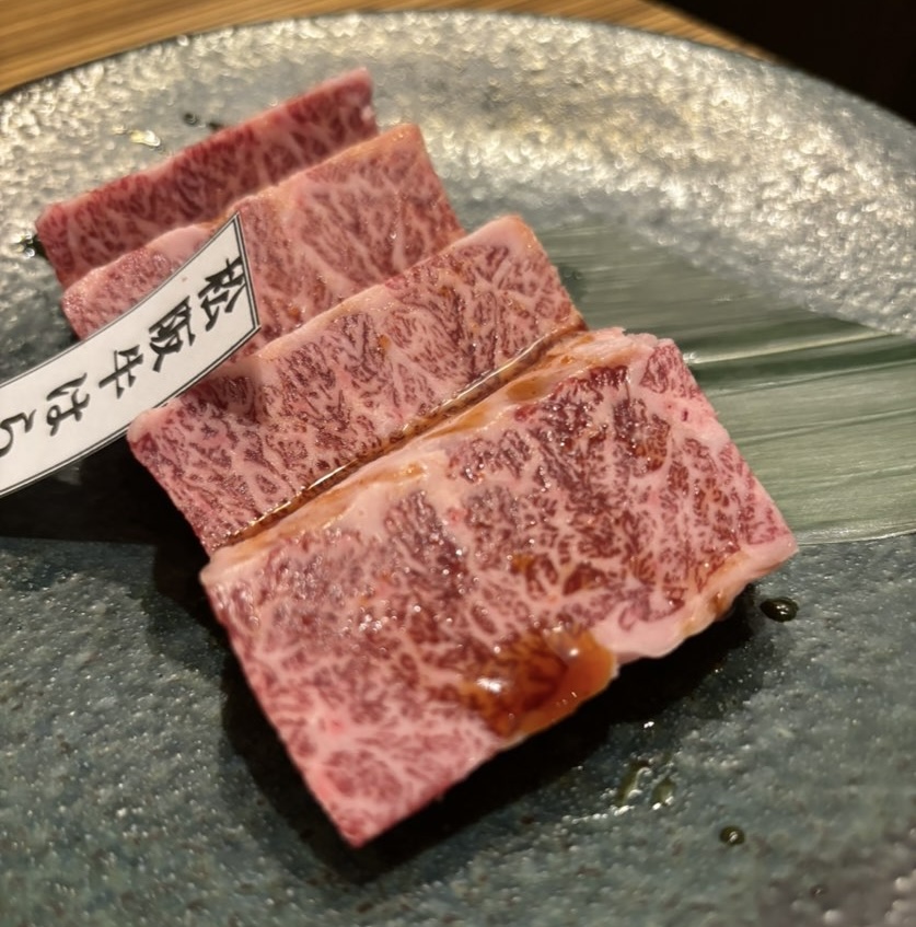 焼肉ホルモンせがれ 松阪牛の断面