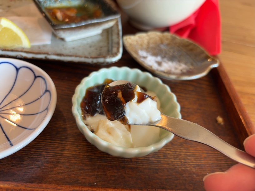 ごはん屋カカ(豊田市) 珈琲ぜりー一口