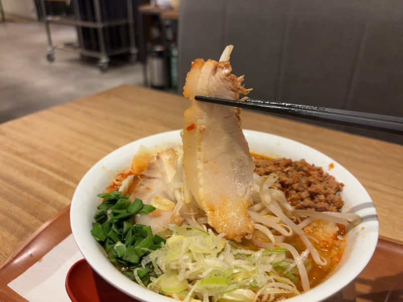 麺屋 小松 T-FOOD STADIUM 台湾ジローの叉焼