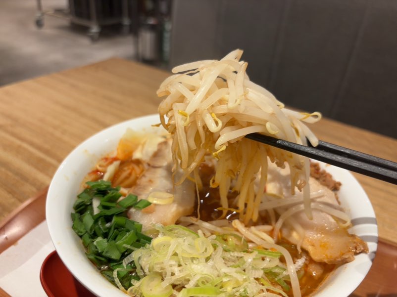麺屋 小松 T-FOOD STADIUM 台湾ジローのもやし