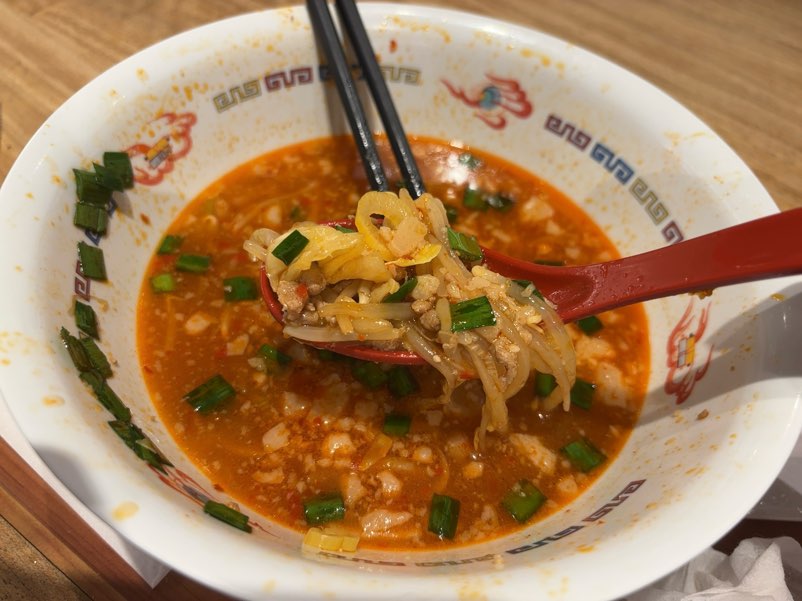 麺屋 小松 T-FOOD STADIUM 台湾ジローの残った具材