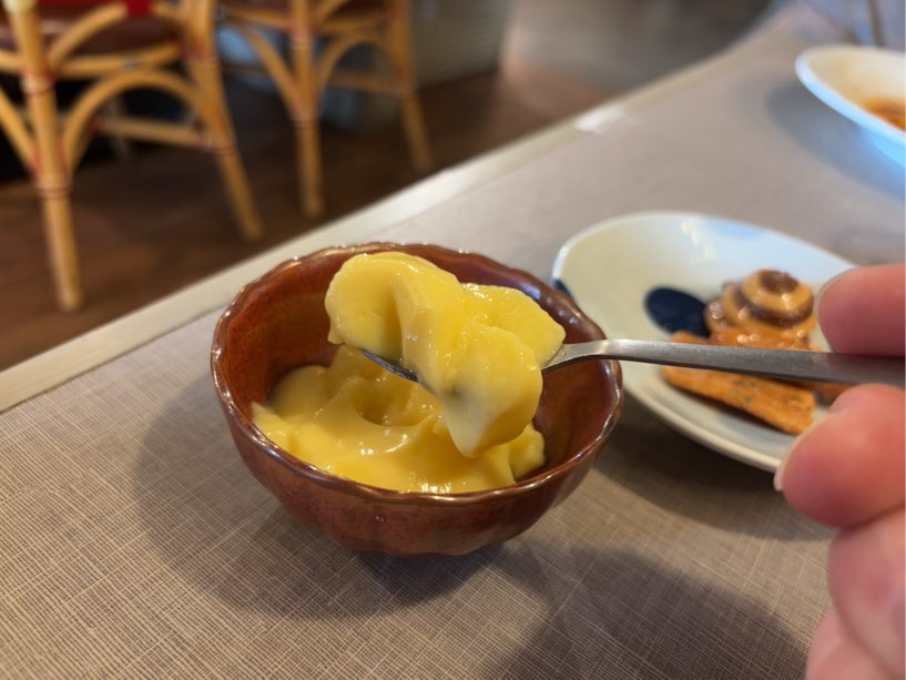 あんかけスパ&お好み焼 えん(豊田市) プリン一口