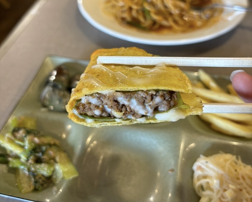 あんかけスパ&お好み焼 えん(豊田市) トルティーヤ一口