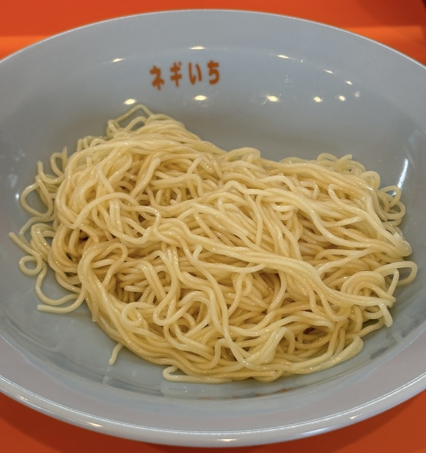 ネギいちラーメン四郷店　つけ麺の麺