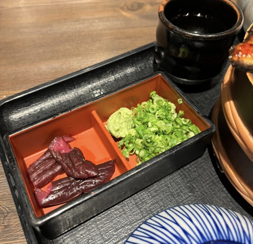 うな匠 豊田T-FACE店 ひつまぶしの薬味