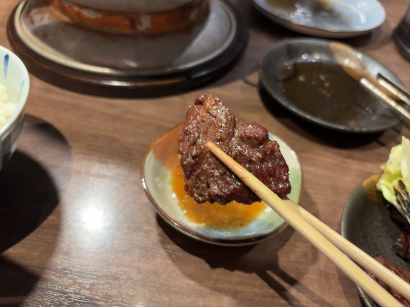 飛騨牛焼肉 牛ざんまい豊田元宮店 ダイヤモンドカットステーキ一口