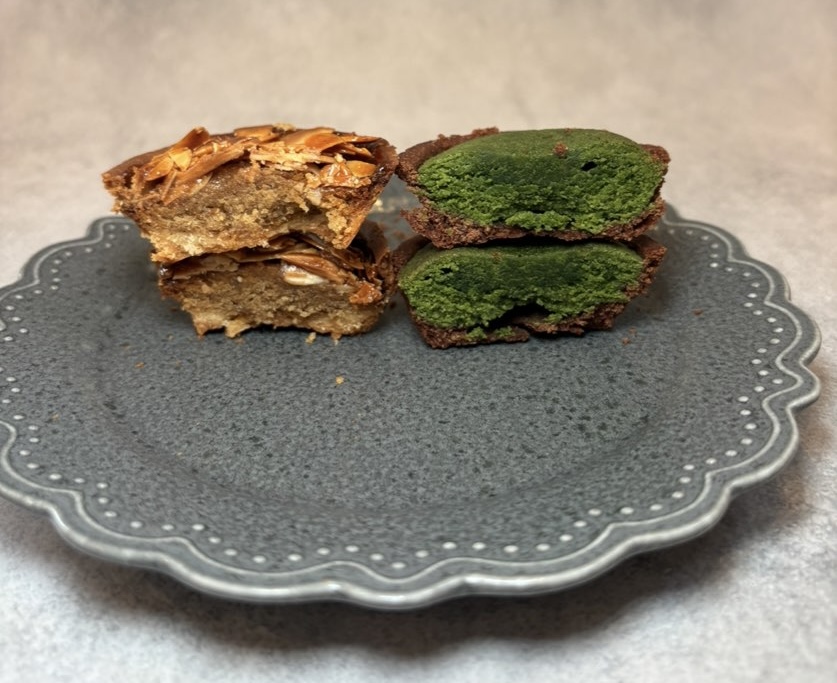 ITTEN 豊田本店 抹茶ケーキの断面