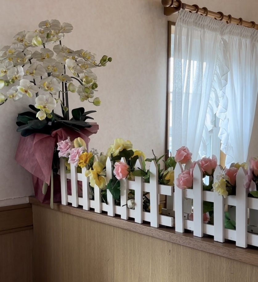ラ・フェリィチェ(豊田市) 店内の花