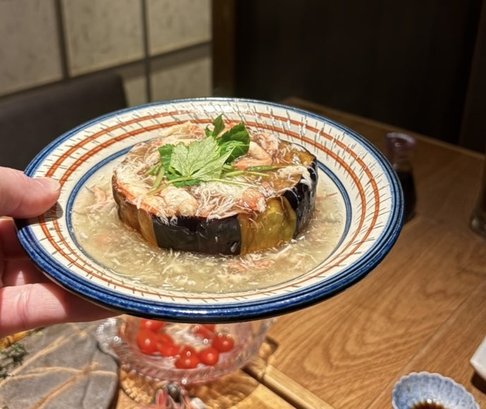 ROKU KANDA(豊田市) 茄子のかに身あんかけ