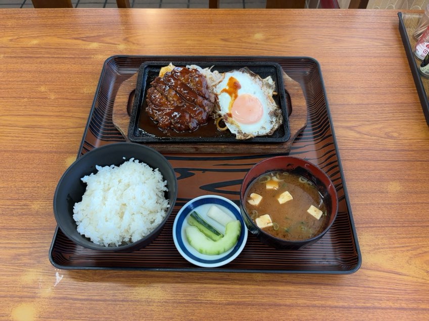 シバタ屋食堂（豊田市）　みそハンバーグ定食