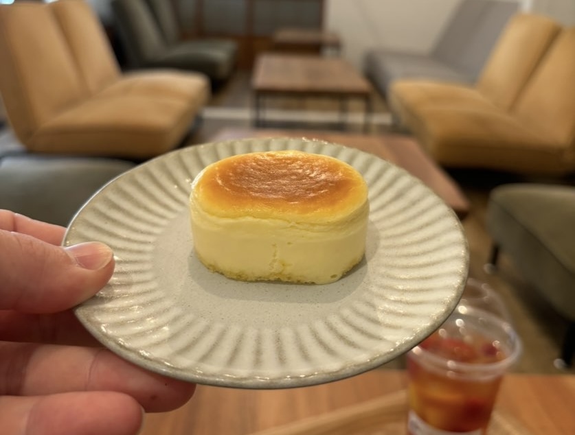 tea cafe khaki 足助本町店 半熟チーズケーキ