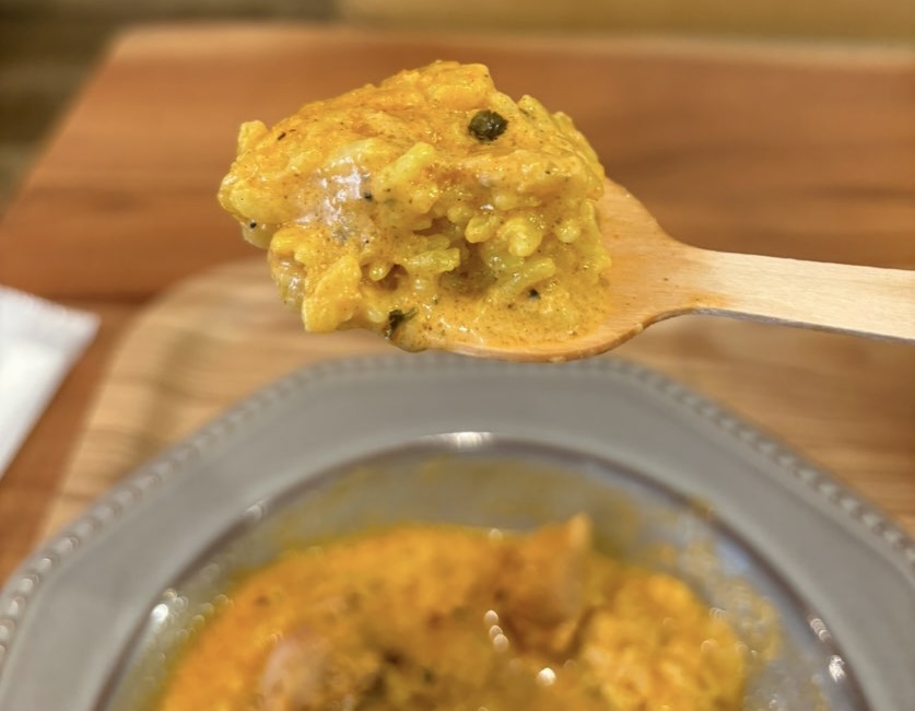 tea cafe khaki 足助本町店 カレー一口