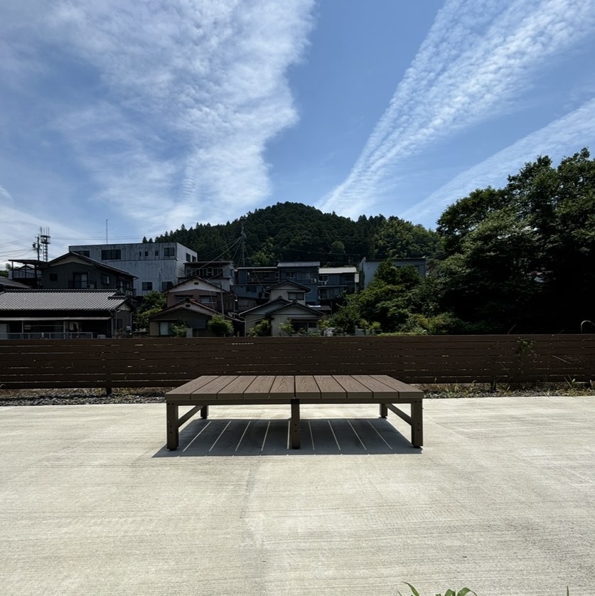 tea cafe khaki 足助本町店 テラス席