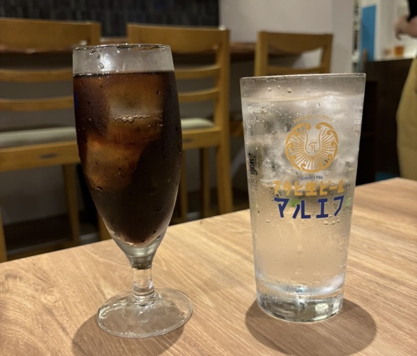 原価ビストロチーズプラス 刈谷店 コーラとレモンサワー