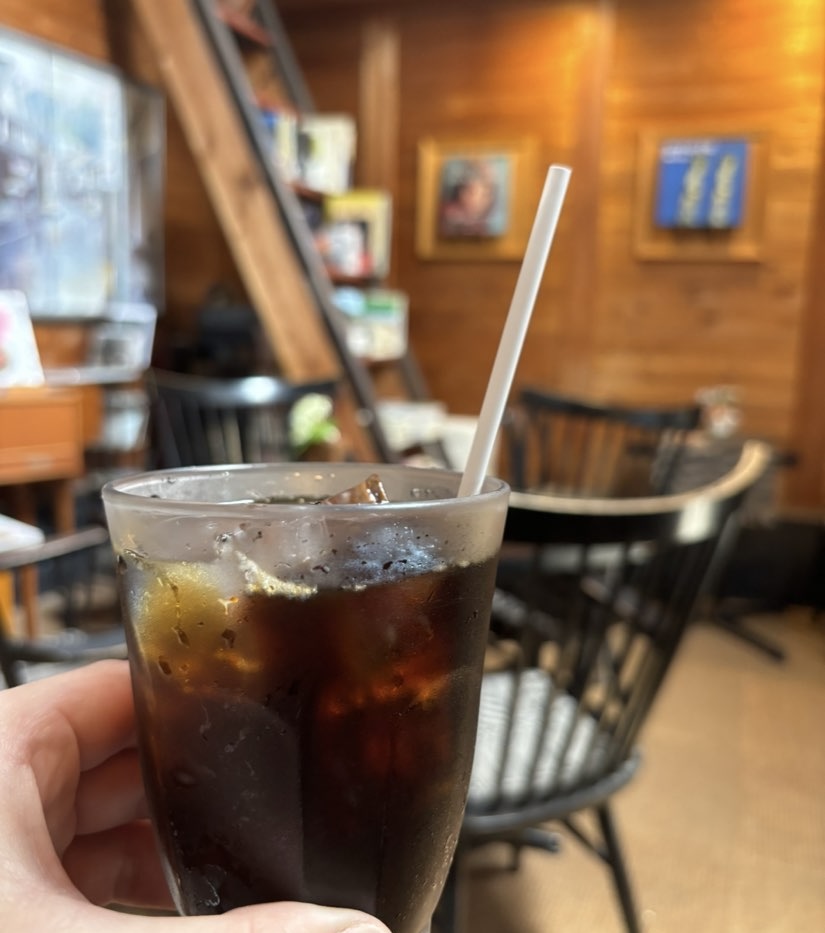 マンリン書店(豊田市足助) アイスコーヒー