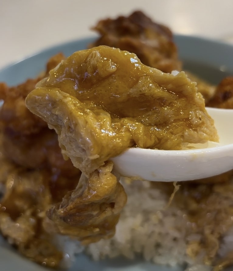 とん珍館（岡崎市）　とん珍飯の玉子
