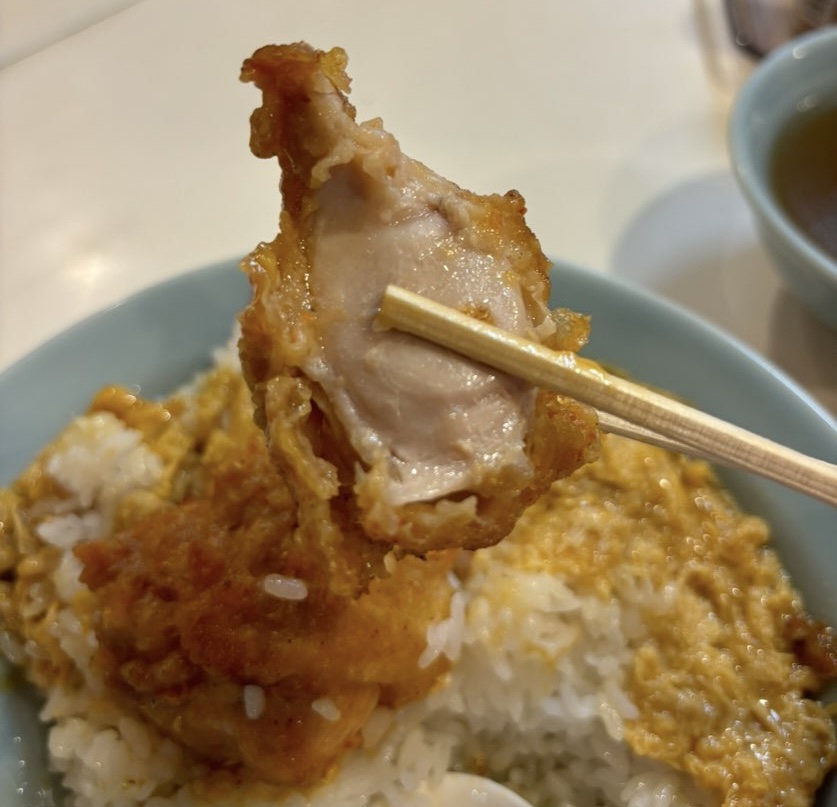 とん珍館（岡崎市）　とん珍飯の唐揚げ