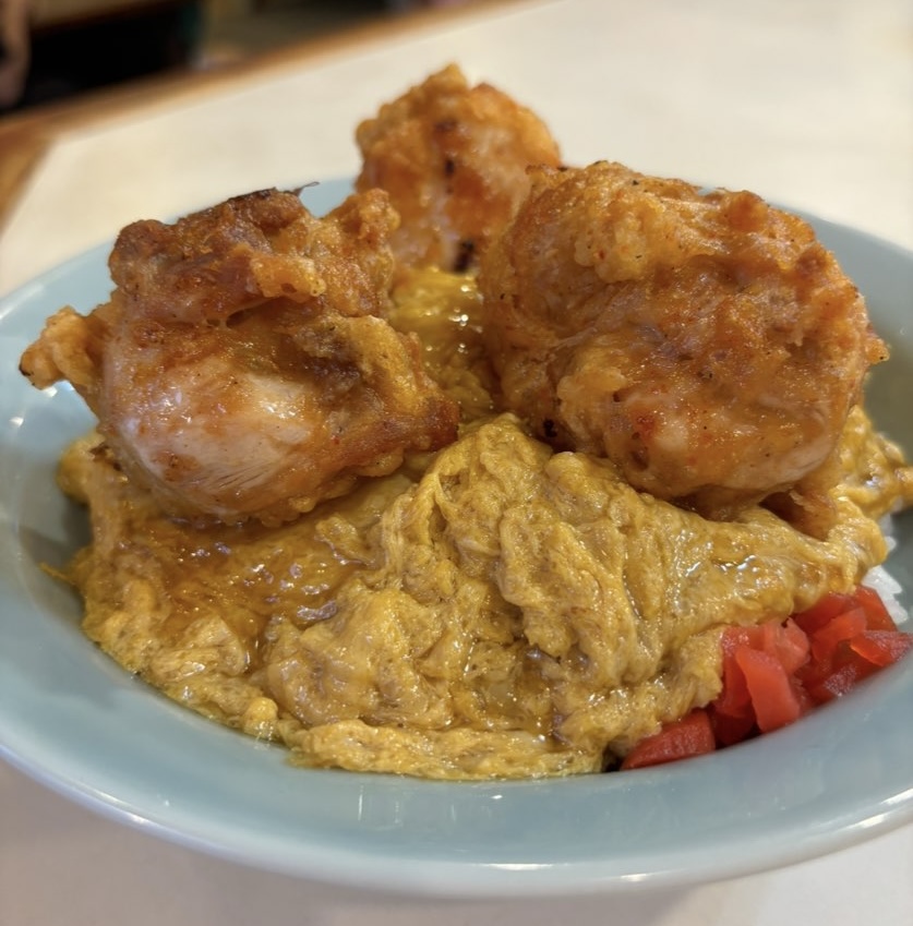 とん珍館（岡崎市）　とん珍飯の唐揚げ