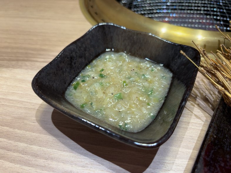 焼肉けしき(豊田市美里) 上タンネギ ネギダレ