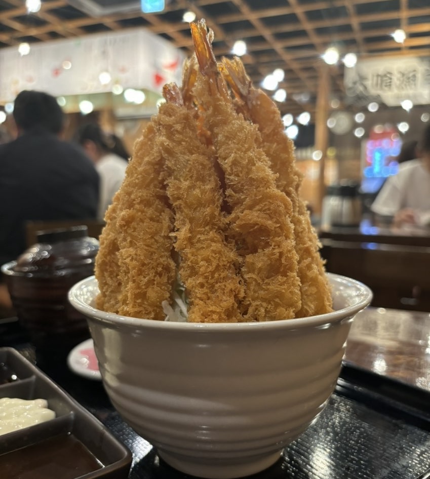 うおのぶ食堂(岡崎市) エビフライ丼