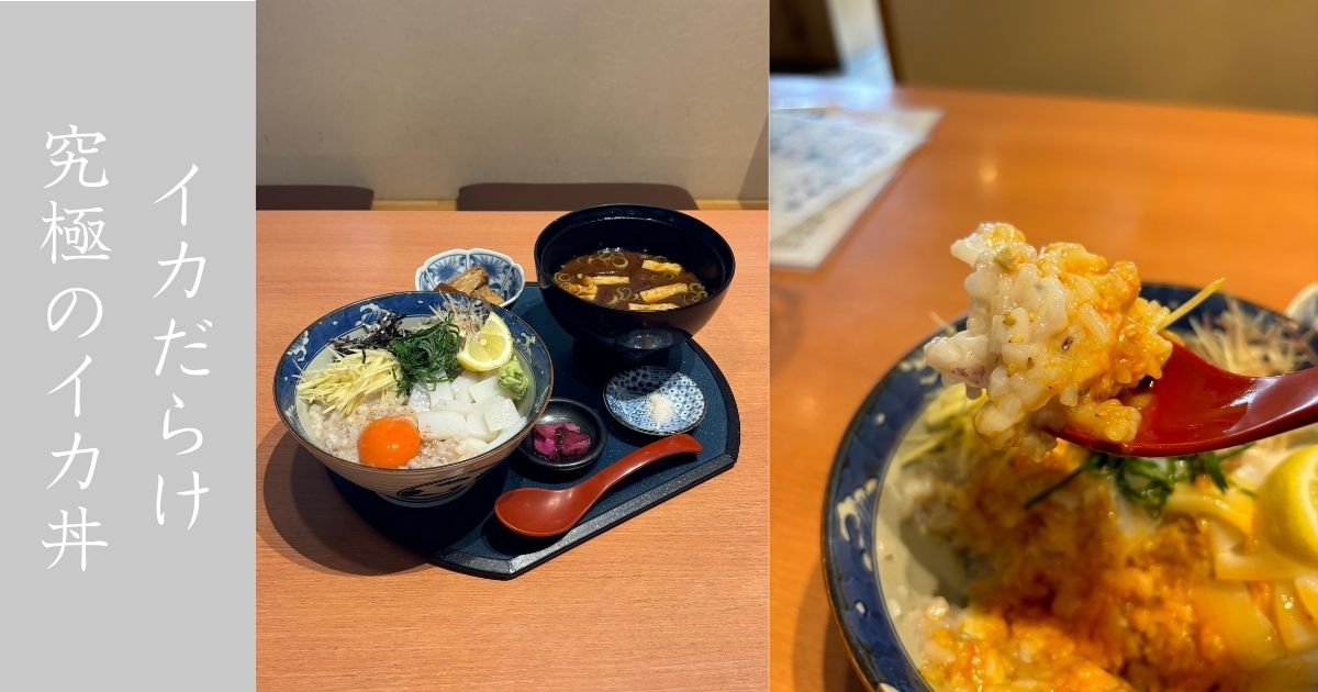 まるさ水産 愛知三好店 イカ尽くしの究極イカ丼を堪能してきた！定食メニュー豊富過ぎてまた来たくなる