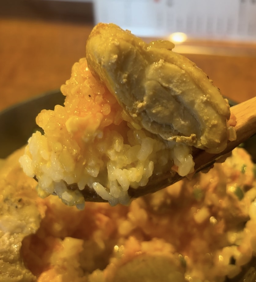銀鯱食堂（ギンシャチショクドウ）　塩親子丼一口