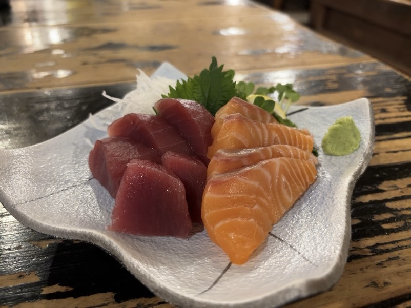 炉ばた焼つるた(三河豊田) 刺身2種盛り