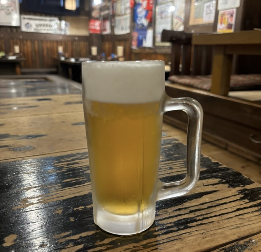 炉ばた焼つるた(三河豊田) ビール
