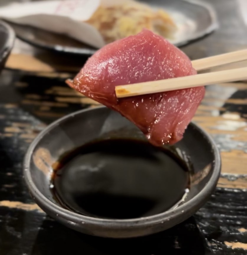 炉ばた焼つるた(三河豊田) マグロ一口