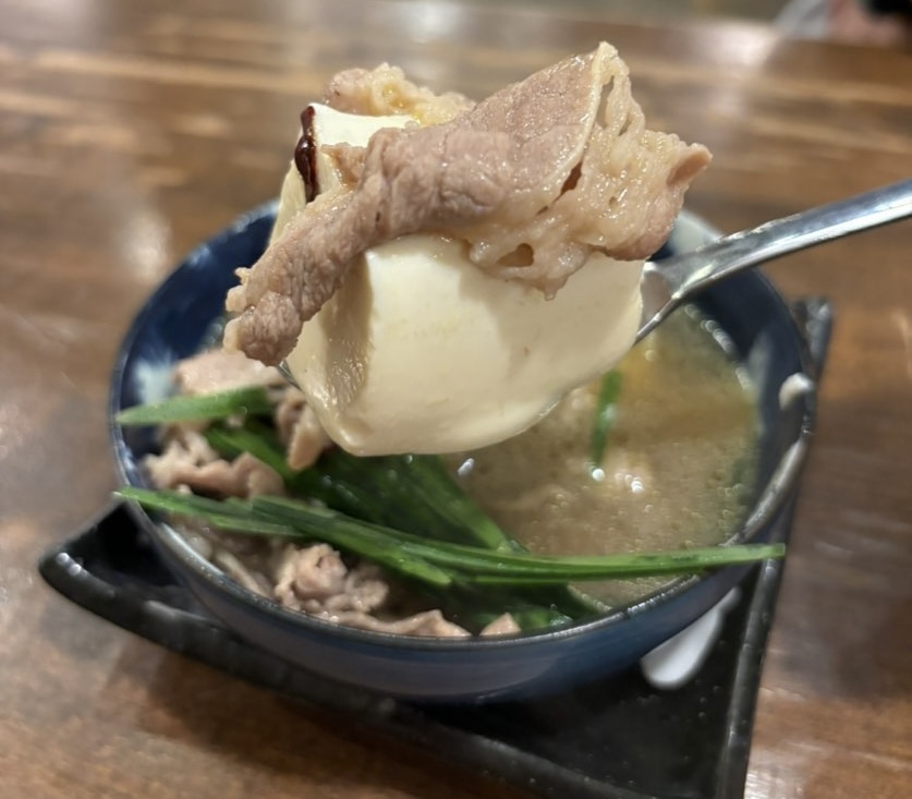 呼炉凪来 豊田市駅前店　ヒノマル肉豆腐一口