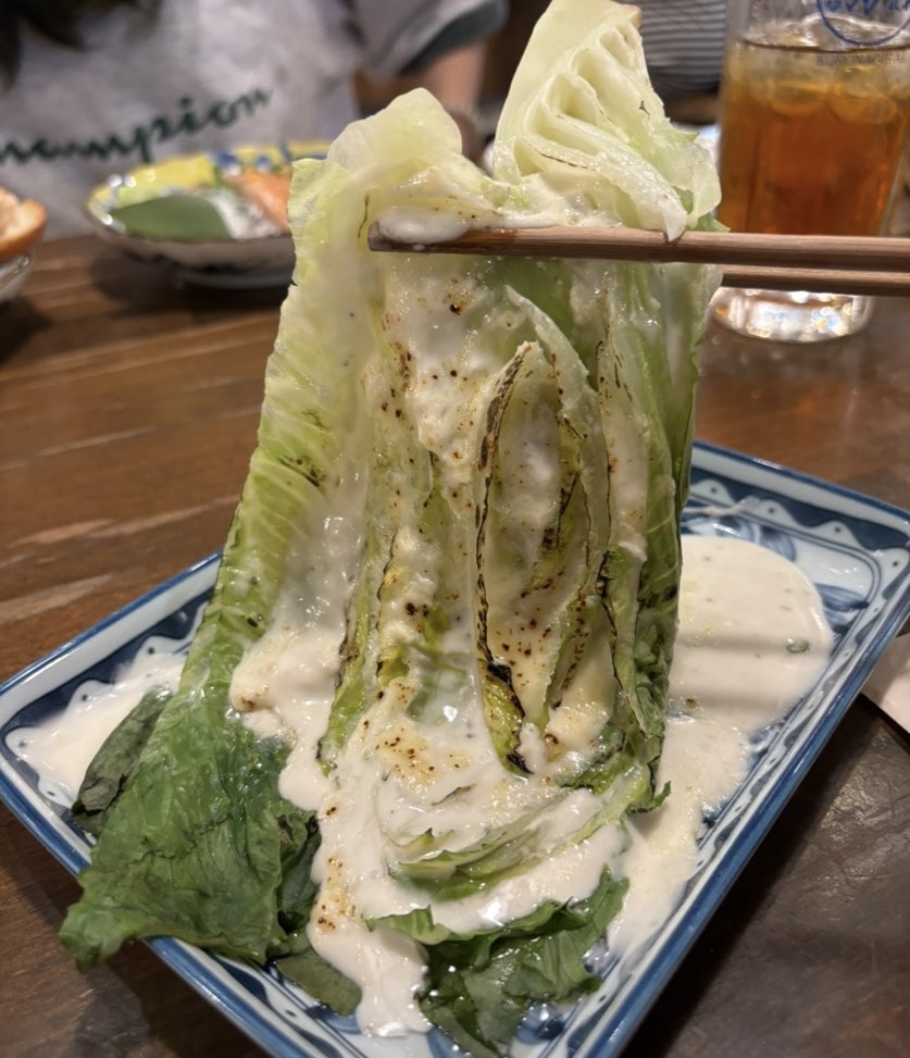呼炉凪来 豊田市駅前店　ロメインレタスの焼きシーザー