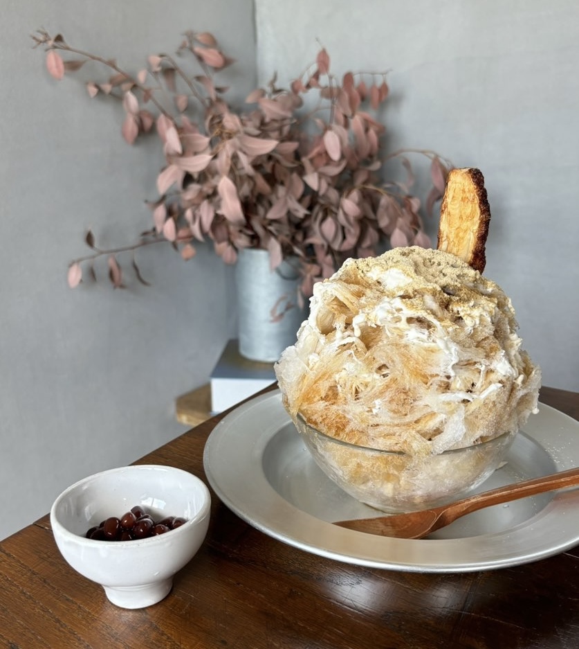 pepin（ぺパン）豊田市　ほうじ茶ミルクかき氷