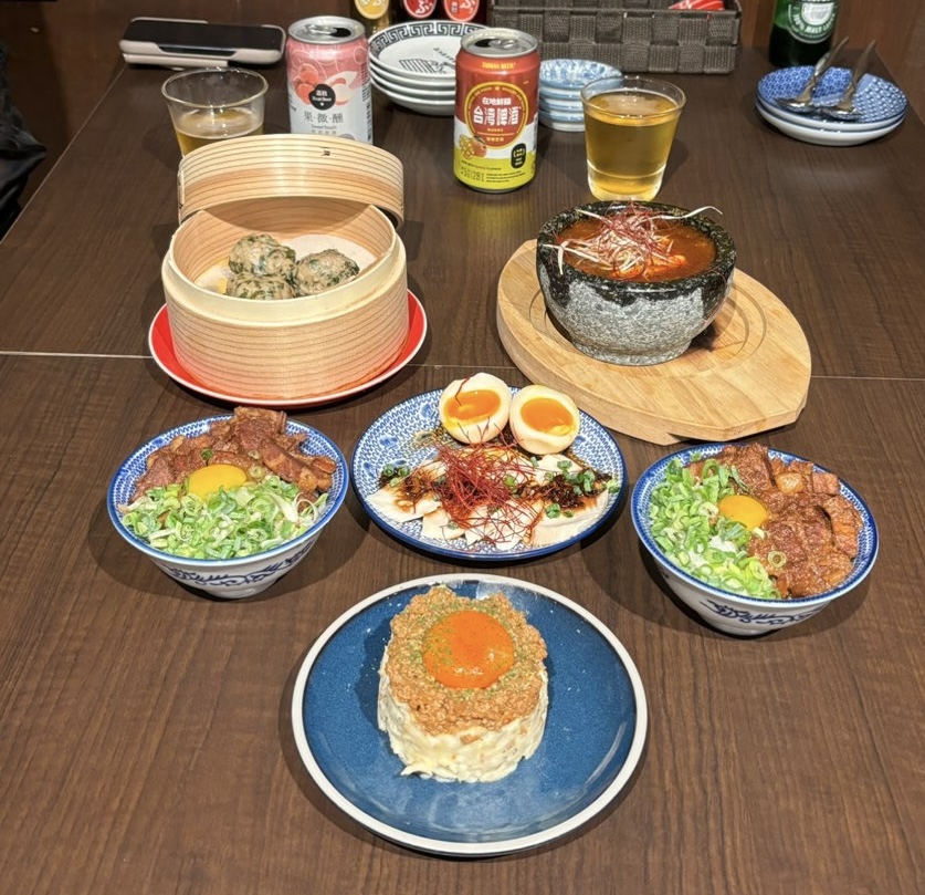 蒸とアテ ふぅふぅ 豊田駅前 注文した料理
