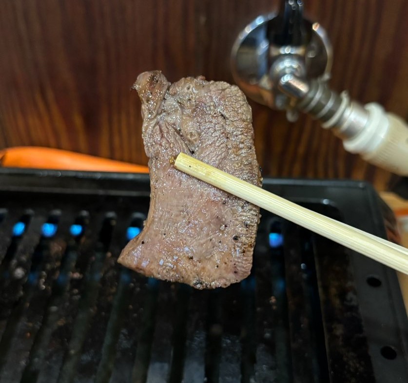 牛タン一番亭(豊田市) 熟成生タン焼いた状態