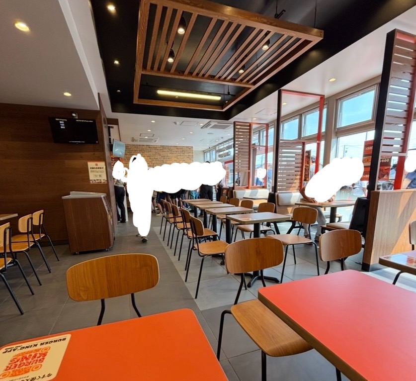 バーガーキング豊田豊栄店 店内雰囲気
