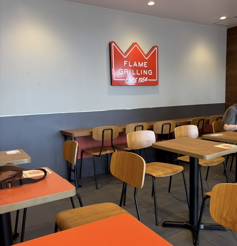 バーガーキング豊田豊栄店 店内雰囲気