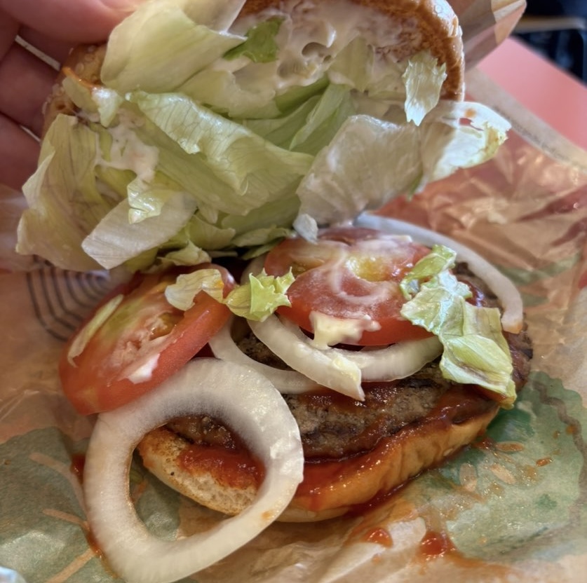 バーガーキング豊田豊栄店 ワッパーの中身
