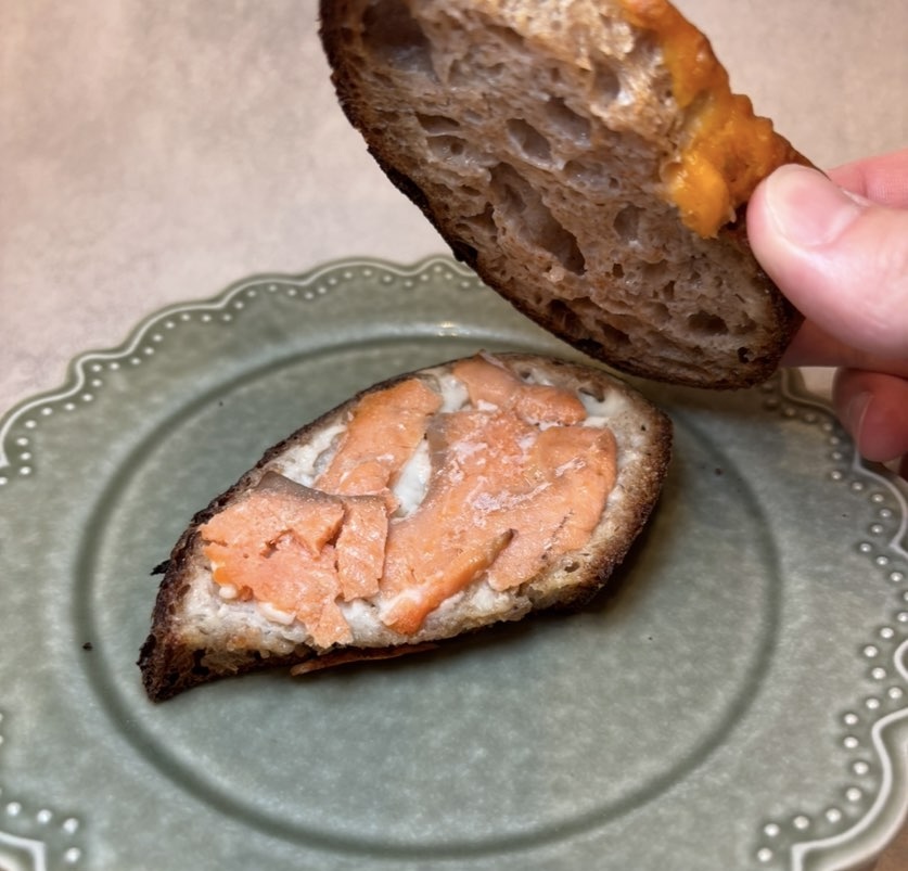 F to BREAD(岡崎市) クロックムッシュの中身
