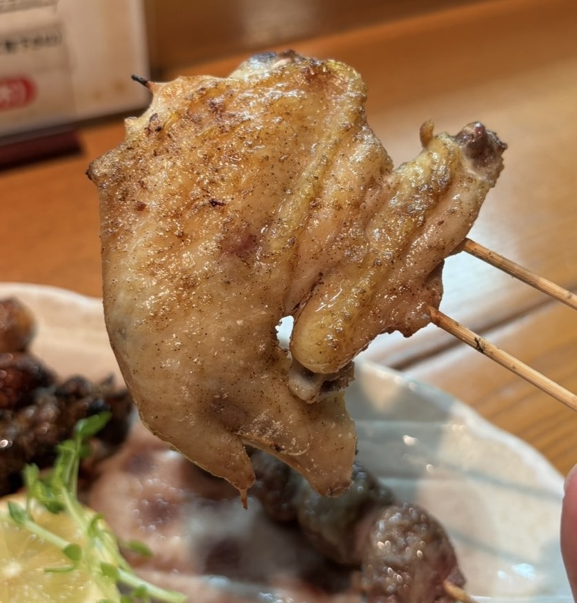 は松（豊田市）　焼鳥の手羽先