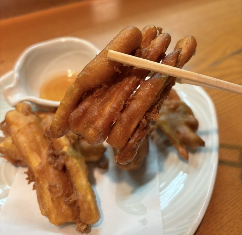 は松（豊田市）　がね揚げ一口
